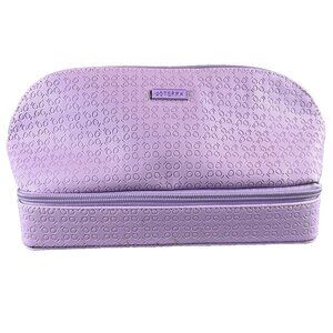 doTERRA Deluxe Essential Oils Zipper Carrying Travel Case Lavender Hard Bottom